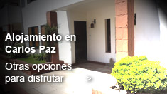Alojamientos en Carlos Paz